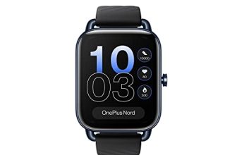 Oneplus Nord Watch With 1.78” Amoled Display, 60 Hz Refresh Rate, 105 Fitness Modes, 10 Days Battery, Spo2, Heart Rate, Stress Monitor, Women Health Tracker & Multiple Watch Face [Midnight Black]