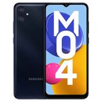 Samsung Galaxy M04 Dark Blue, 4Gb Ram, 64Gb Storage | Upto 8Gb Ram With Ram Plus | Mediatek Helio P35 Octa-Core Processor | 5000 Mah Battery | 13Mp Dual Camera