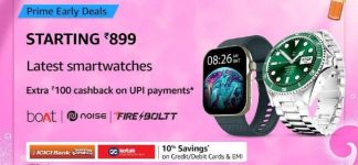 Smartwatch starting at ₹899 ₹100 Back on UPI Payment
