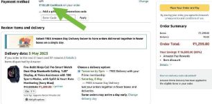 Another Amazon Electronics Offer : ₹100 Cashback On Min ₹500 OrderCollect Offer 1 : Collect Offer 2 : Eligible Products : boAt : Fire-Boltt : Noise : Pay Using UPI To Get Cashback.Suggestions :• Noise Smart Watch at ₹999 (After Cashback) : • Fire-Boltt Ninja Calling Smartwatch at ₹1,198 (After Cashback) : • Noise Pulse Calling Smartwatch at ₹1,199 (After Cashback) :