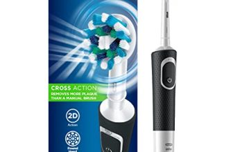 Oral B Vitality 100 Black Criss Cross Electric Rechargeable Toothbrush For Adults Powered By Braun