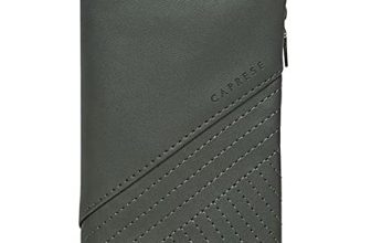 Caprese Ginty Magnetic Closure Faux Leather Womens Casual Wallet(Green, Small)