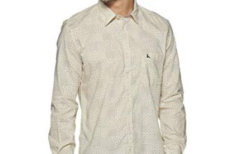 Parx Men’S Plain Slim Fit Casual Shirt (Xmss08579-F2_Light Fawn_39)