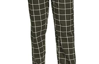 The Indian Garage Co Green Slim Fit Cotton Checkered Mid-Rise Lounge Pant