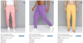 Grab : Hrx By Hrithik Roshan Men’s Track Pants