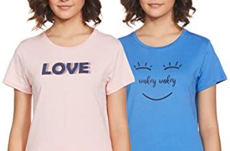 Amazon Brand – Eden & Ivy Women’S Pyjama Bottom Pajama Top (Ei-Aw20Tspack02-Somm-13_Multicolor 2_S