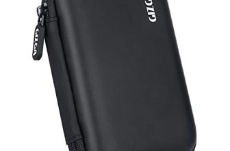 Gizga Hard Disk Drive Pouch Case For 2.5 Hdd Cover Wd Seagate Slim Sony Dell Toshiba (Black)