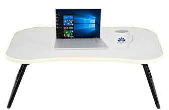 Townsville Sleeko Laptop Table (White) (Engineered Wood)
