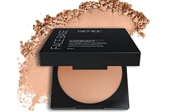 Renee Face Base Compact Powder Chestnut Beige 9Gm| Enriched With Hyaluronic Acid & Vitamin E| Long-Lasting, Easy Blend, Matte Finish