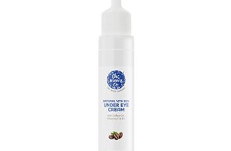 The Moms Co. Natural Vita Rich Under Eye Cream For Dark Circles For Women| With Soothing Massage Roller To Reduce Dark Circles, Puffiness With Coffee Oil, Vitamins E & B3-15 Gm