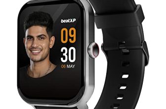Beatxp Marv Neo 1.85” (4.6 Cm) Display, Bluetooth Calling Smart Watch, Smart Ai Voice Assistant, 100+ Sports Modes, Heart & Spo2 Monitoring, Ip68, Fast Charging (Electric Black)