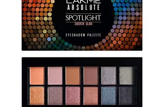 Lakmé Absolute Spotlight Eye Shadow Palette, Smokin Glam, 12 G