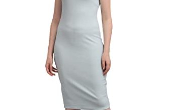 Purvaja Women’S Corduroy Bodycon Knee-Length Dress (Ruby-058-Sb-Xl_Sky Blue
