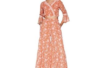 Global Desi Women’S Classic Cloth Set (Fw21Gm2092Ppgorange_Orange Xxl)