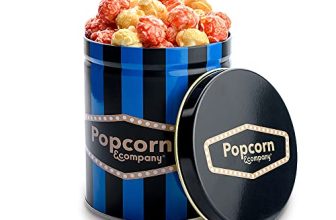 Popcorn & Company Red Velvet Popcorn I Sweet Popcorn – Regular Tin, 130 Gm