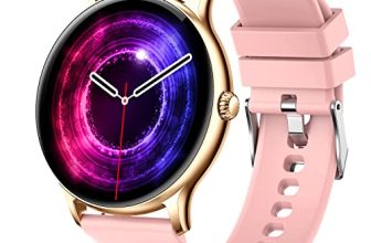 Fire-Boltt Phoenix Smart Watch With Bluetooth Calling 1.3″,120+ Sports Modes, 240 * 240 Px High Res With Spo2, Heart Rate Monitoring & Ip67 Rating (Gold Pink)