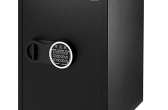 Lifelong Llhs20 56 Litres Home Safe Electronic Locker| Digital Security Safe For Home & Office With Motorized Locking Mechanism, 2 Cubic Feet (Black)