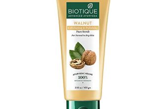 Biotique Walnut Exfoliating & Polishing Face Scrub For Normal To Dry Skin, 100Gm