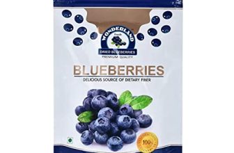 Wonderland Foods (Device) – Dried Californian Blueberries 150G Pouch | Healthy & Tasty Whole & Dried Blueberry | Rich In Calcium And Vitamin K | Vegan, Non-Gmo & No Preservatives