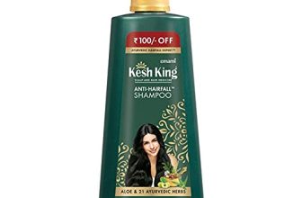 Kesh King Ayurvedic Anti Hairfall Shampoo| Reduces Hairfall | 21 Natural Ingredients |No Paraben & No Silicon | With The Goodness Of Aloe Vera, Bhringraja And Amla For Silky, Shiney – 600 Ml