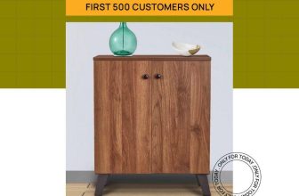 Pepperfry : Wooden Cupboard at ₹2,199