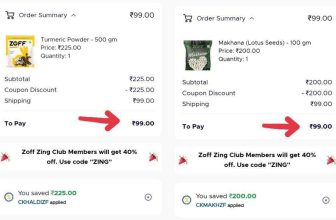 ZOFF LOOT : Free Products Only ShippingTurmeric Powder, 500gmCODE : CKHALDIZF  Makhana, 100gmCode : CKMAKHZF  🚚Pay ₹99 Shipping (product price ₹250-300)