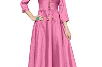 Fashion Dream Girls Maxi Gown (Gmd010-Pnk-5-6 Y_Pink_5 Years-6 Years)
