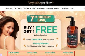 mCaffeine BIRTHDAY MEGA LOOT : Buy 1 Get 1 FREE + Free Gifts!! 🤯NO CODE requiredAlso get:➡️ Get 2 Free gifts on orders 899+➡️ Get 5 Free gifts on orders 1299+➡️ Get 7 Free gifts on orders 1999+➡️ 20% Cashback on Prepaid ordersAdd any 2 Products, 1 Same/Lower Price product will be Free » Get Freebies