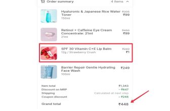 Dot&Key Skincare :  Buy 1 Get 1 Free Flat ₹99 Store (You Can Add Max 2 Products) : No code required