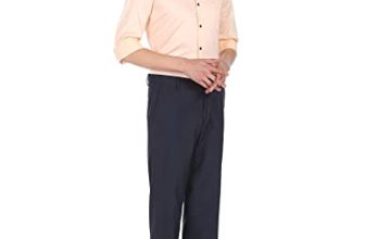 Arrow Solid Slim Fit Satin Formal Shirt Orange