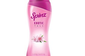Spinz Exotic Body Talc | Soothing Fragrance Of Exotic Flowers | Aromatic Fragrance For Long Lasting Freshness | Gentle Touch Talcum Powder For Women (400 Gm)