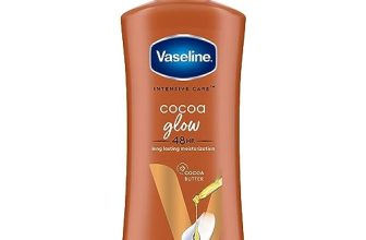 Vaseline Intensive Care Cocoa Glow Body Lotion, 24 Hr Nourishing Lotion With 100% Cocoa And Shea Butter, Restores Glow, 400 Ml