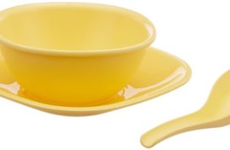 Signoraware Soup Set, 18-Pieces, Lemon Yellow