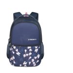 Priority Achiever 003 35 Liters Navy Blue Polyester Stylish College Bag | Printed Backpack Unisex Bag For College Office Suitable For Men & Women (25887)