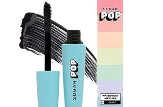 Sugar Pop Waterproof Mascara – 01 Black | Lengthening, Smudge-Proof & Clump-Free | 8 Gms
