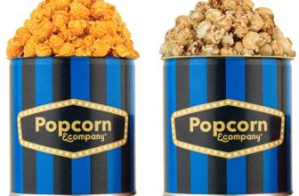 Popcorn & Company Festive Gift Combo Pack Of 2 Tins (Caramel Krisp -130 Gm & Cheddar Cheese Popcorn -60 Gm) – 190 Gm