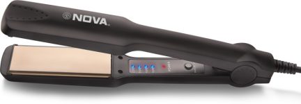 Nova Temperature Control Professional Nhs 860 Hair Straightener(Black)