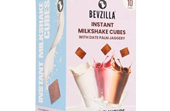 Bevzilla Assorted Instant Milkshake 10 Cubes Pack With Organic Date Palm Jaggery, Zero Refined Sugar, No Preservatives, Drop Stir & Enjoy, Perfect For Kids & Adults, Plant-Based Vitamins