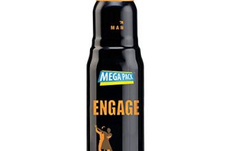Engage Tickle Deodorant For Men, Citrus And Spicy, Skin Friendly, 220Ml