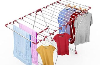 Lifelong Llcdss12 Butterfly Cloth Drying Stand With Inbuilt Hooks-Stainless Steel