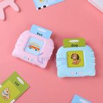 Graphene Colorful Double-Sided Flash Cards, Interactive Learning Toys For Children, Electronic Montessori Educational Cards, Develop Language Skills Through Visual & Auditory Sensory Methods