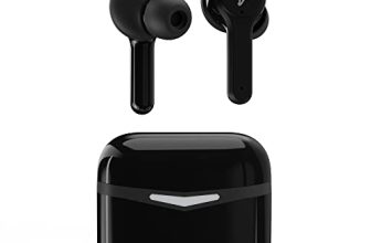 Syska Sonic Buds Ieb900 Earbuds With 50Hr Play Time, Auto Enc Tech, Low Latency, Ipx4, 13Mm Drivers For Deep Bass, Type-C Charging (Jade Black, True Wireless)