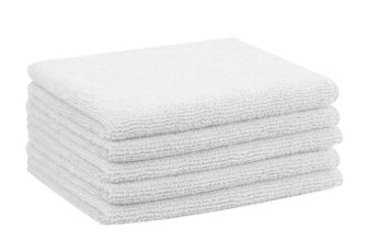 Ezee Multipurpose White Microfiber Cloth Pack Of 5 For Dusting