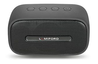 Lumiford Bt13 Bluetooth Portable Speaker,24 Hours Playtime,Powerful Bass, Wireless,Studio Quality Sound,Waterproof, In-Built Mic With Voice Assistance-Black