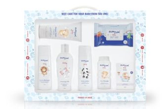 Bumtum Baby Gift Pack | Skin & Hair Care Products Gift Box | Newborn Baby Essentials | New Born Baby Gifts | Baby Shower Gift | Combo Pack Of 7