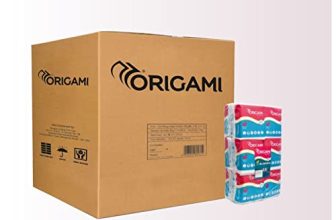 Origami 1 Ply Napkins – Pack Of 120 (80 Pulls Per Roll, 9,600 Sheets)