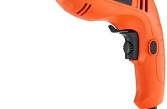 Black+Decker Tb555 550W 10Mm Corded Variable Speed Reversible Hammer Drill Machine For Home & Diy Use For Drilling Into Masonry, Steel And Wood, 1 Year Warranty, Orange & Black
