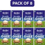 Sri Sri Tattva Shuddh Ghee – Danedar, Pure & Tasty 1 L Tetrapack(Pack Of 8)