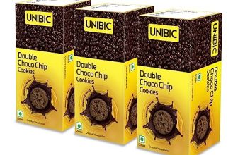 Unibic Double Choco Chip 225Gm (Pack Of 3)