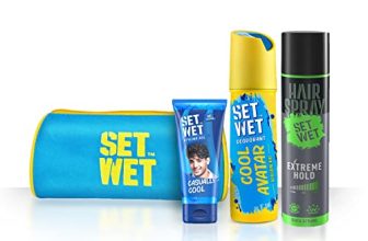 Set Wet Styling Kit- Casually Cool Hair Gel For Men 100Ml, Extreme Hold Hair Spray For Men 200Ml & Cool Avatar Deodorant Perfume For Men 150Ml